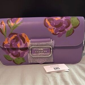 Coach Morgan Shoulder Bag In Floral Print